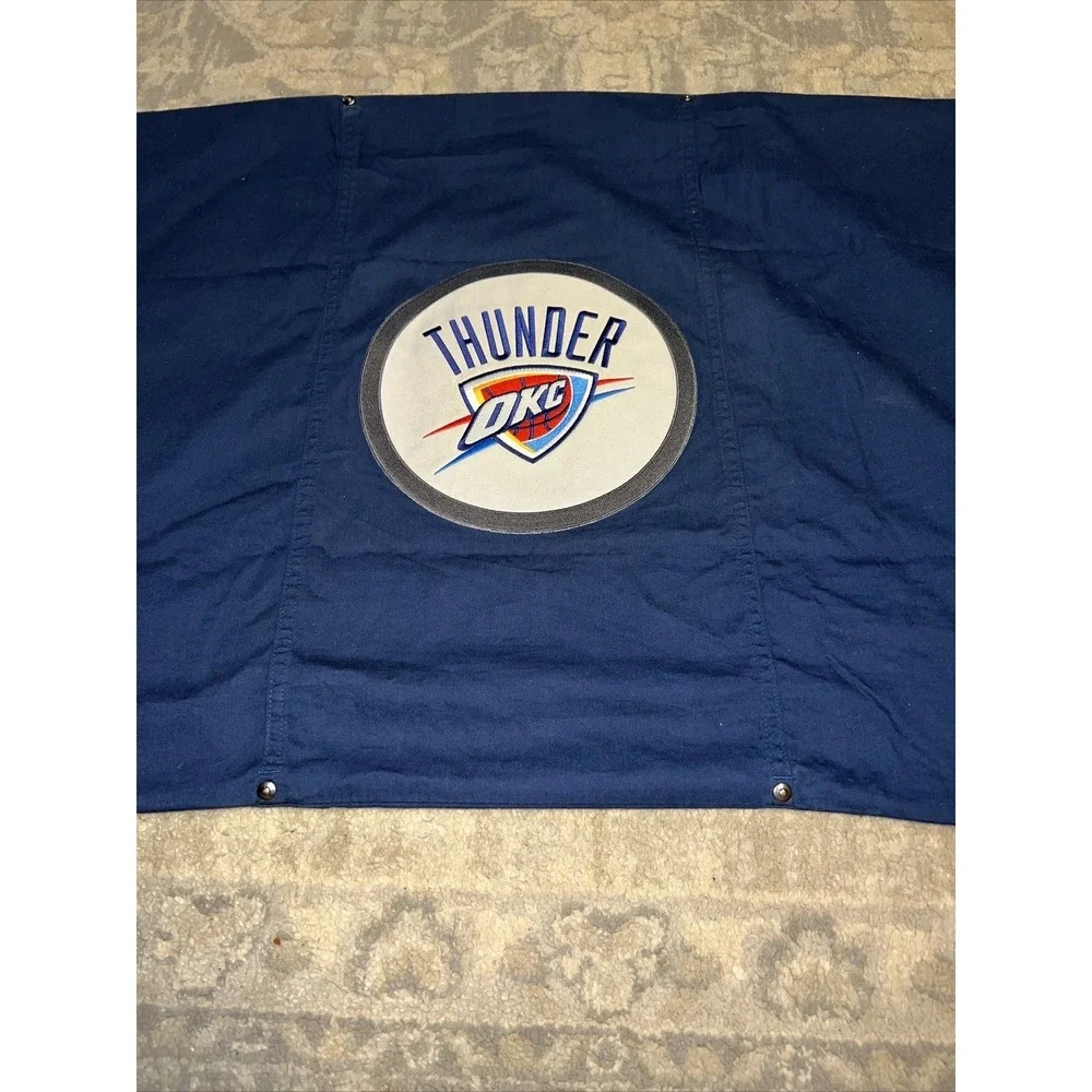 Pottery Barn Teen One Standard Pillow Sham‎ Blue NBA OKC Thunder Basketball